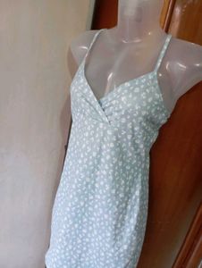 Cute Floral Print Mini Dress