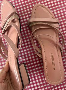 Comfort Pink Strappy Sandals