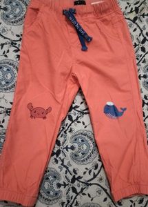 Cute Coral Crab &amp; Whale Pants for Kids