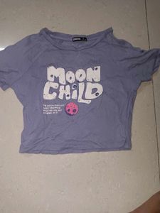 Moon Child Graphic Crop Top