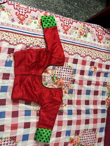 Red Designer Saree