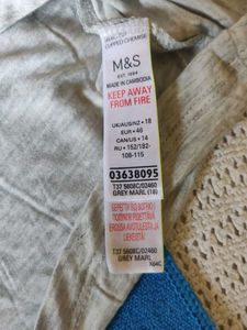 M&amp;S Cozy Lace Trim Nightgown