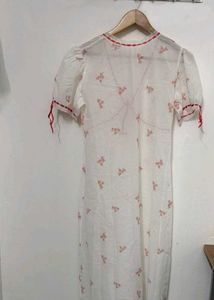 floral coquette vintage lace trim dress