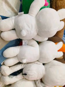 Adorable White Teddy Bears Lot