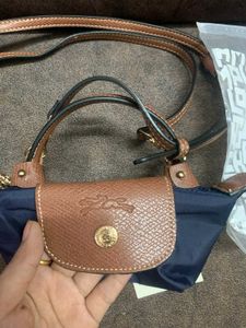 Longchamp Navy Blue Crossbody Bag
