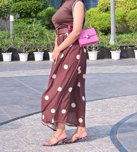Chic Polka Dot Maxi coord set (New)
