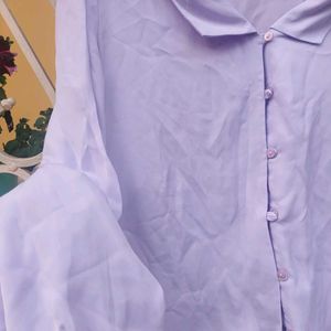 Lilac Color Elegant Shirt