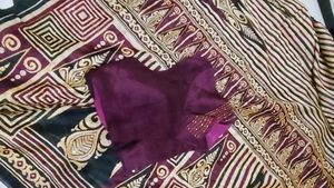 pure thread 🧵 hand work 💯 saree with blouse 🤩