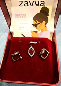 925 Silver Pendant Set