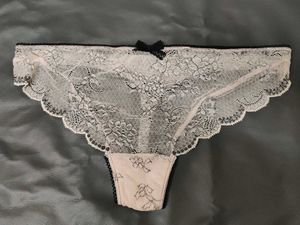 Lace Briefs with Bow Detail