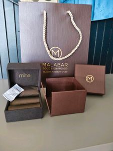 Malabar gold Mine platinum ring box