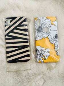2 Phone Cases - Striped & Floral