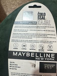 Maybelline Colossal Kajal (Pack of 2)
