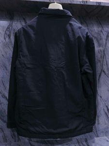 Men's Black Zip-Up Jacket