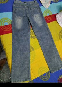straight vintage denim jeans