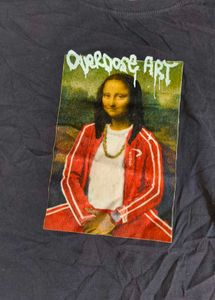 mona lisa Graphic Print T-Shirt