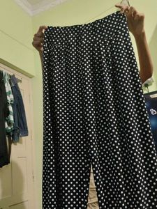 Black Polka Dot Palazzos