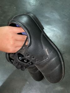 Black school shoe