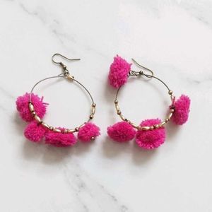 Boho Pink Hoop Ea