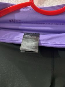 Purple &amp; Black Yoga Leggings