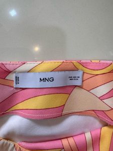 Retro Print Mini Skirt