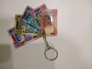 Indian Money Themed Keychain