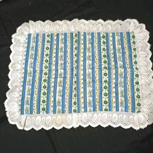 Blue Printed Baby Pillow Cover