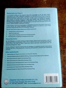 R.D. Sharma Mathematics Book - Class X