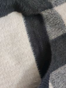 Cozy Plaid Knit Sweater