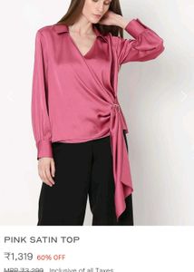 Vero Moda Satin Wrap Blouse