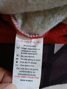 Baby Gap Hoodie - Red &amp; Gray