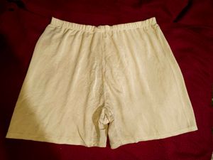 Comfortable Beige Slip Shorts