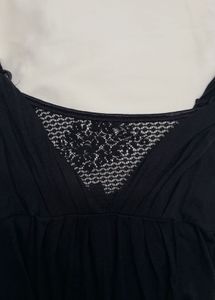 Black Cotton Top