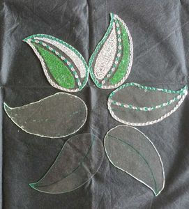 Handmade Acrylic Rangoli (Incomplete)