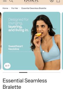 Seamless Bra - pastel blue