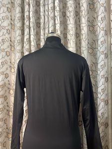 Elegant Black Mock Neck Top