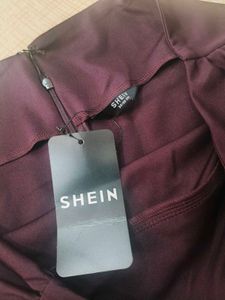 Shein Magenta pencil Skirt