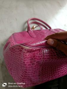 Original Authentic Longchamp Crocodile Embossed Pi