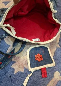 Unique Denim Hobo Bag