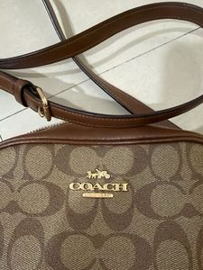 Coach Signature Brown Crossbody Bag