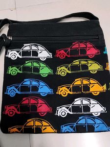 Funky Car Print Pouch