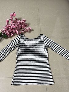Classic Striped Long Sleeve Top