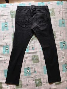 Black Denim Jeans, 100%dark jeans