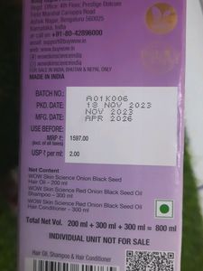 💥💯%Original Wow Haircare Kit Brand New Seal Pack