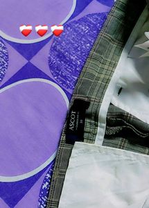 Plaid Trousers Slim Fit