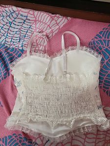 Sweetheart Floral Padded Corset Top