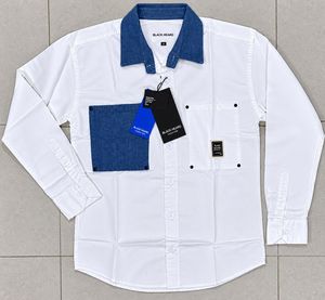 Men's White Denim Pocket Shirt