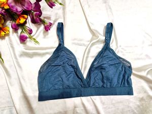 🇳🇿💫🎀Blue Mesh Triangle Bralette