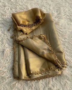 New Without Tag- Banarasi Tissue Silk Saree