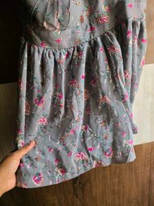 Chic Floral One-Shoulder Dress